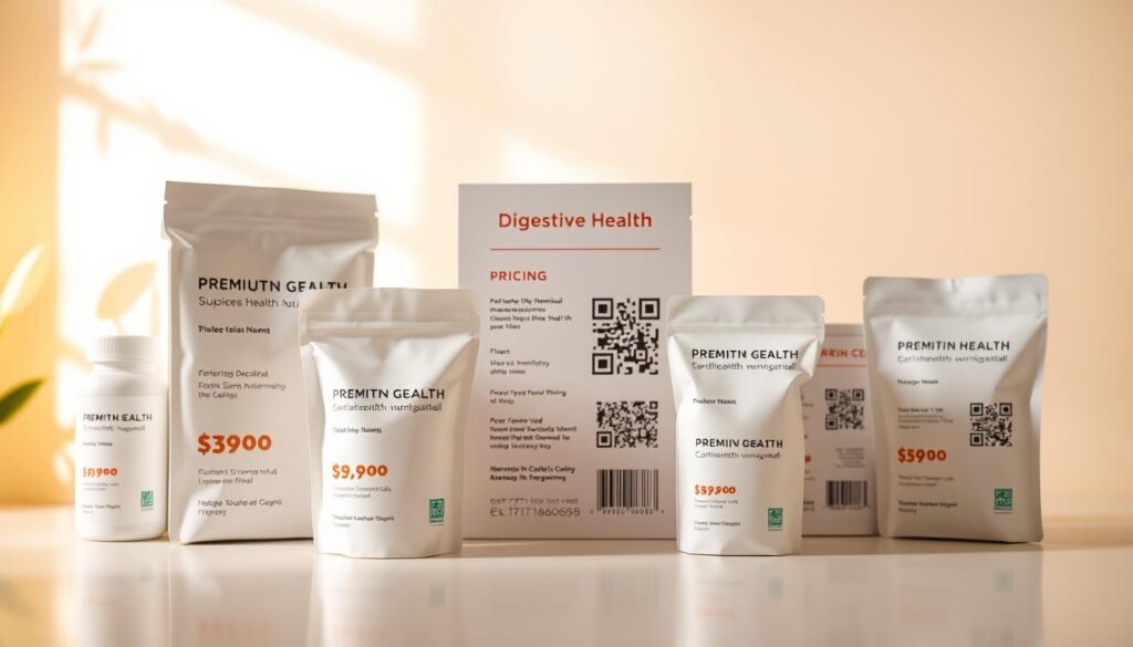 Pricing and packaging options for digestive health Pricing and packaging options for digestive health