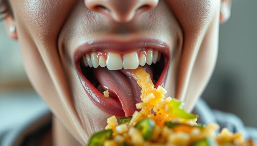 chewing food thoroughly chewing food thoroughly